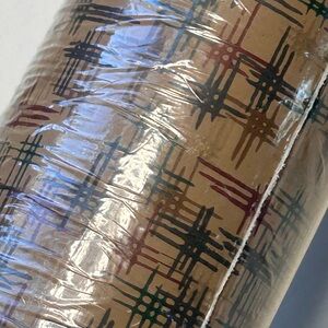 Trillium Design Wallpaper Wallcovering Double Roll MCM Brown Graphic Pattern NEW